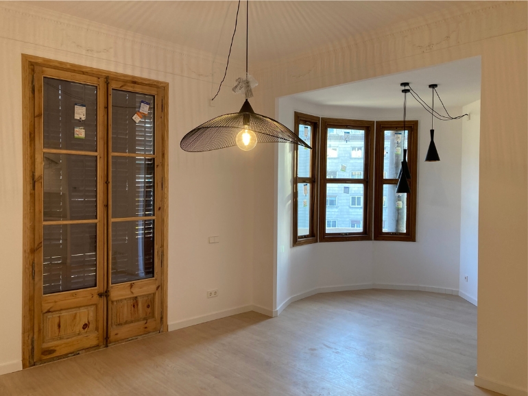 Reforma carrer Bailen pis petit 1 Reforma pis al carrer Bailèn per CEB Arquitectes