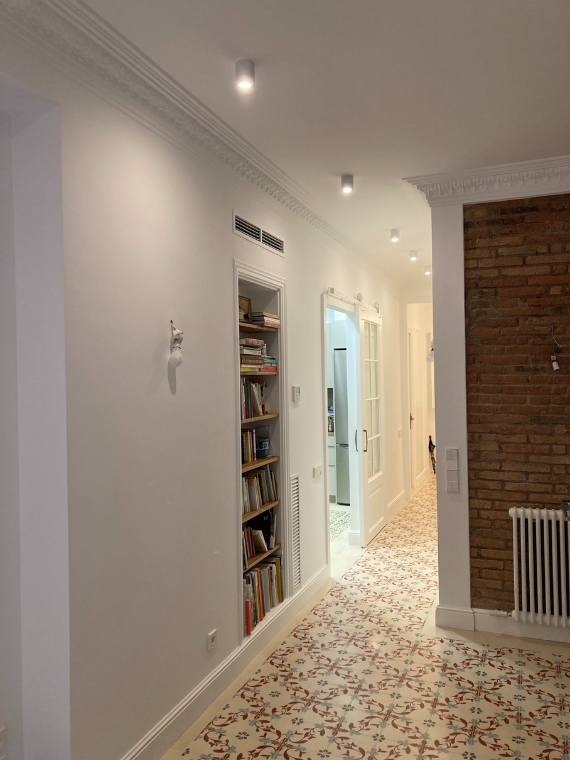 Reforma interior d’habitatge en edifici modernista de l’eixample carrer Sicília per CEB Arquitectes